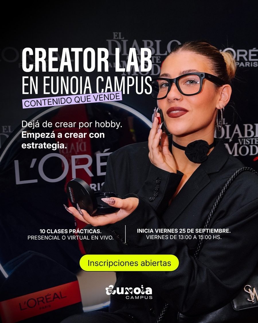 Curso Creator Lab: Contenido que vende en Eunoia Campus