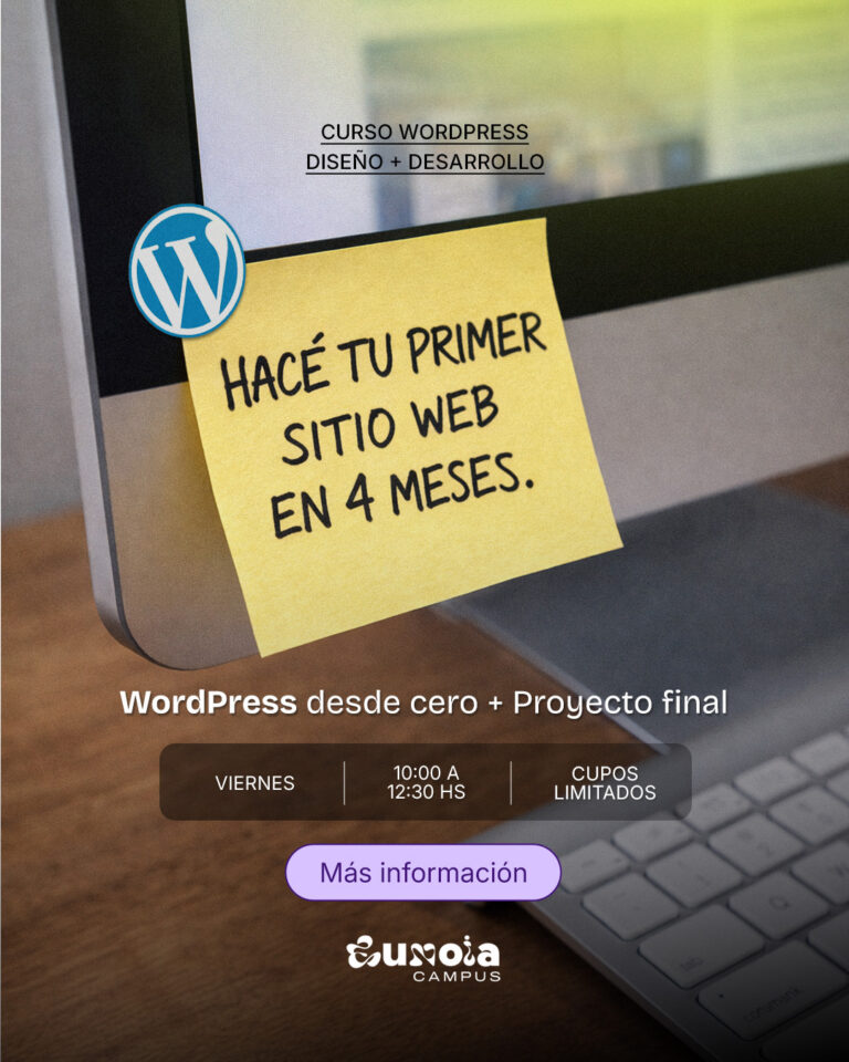 Curso de Desarrollo y Diseño Web en WordPress