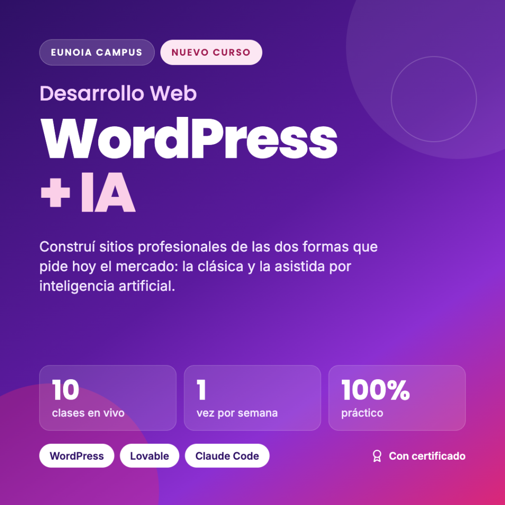 Desarrollo y Diseño Web